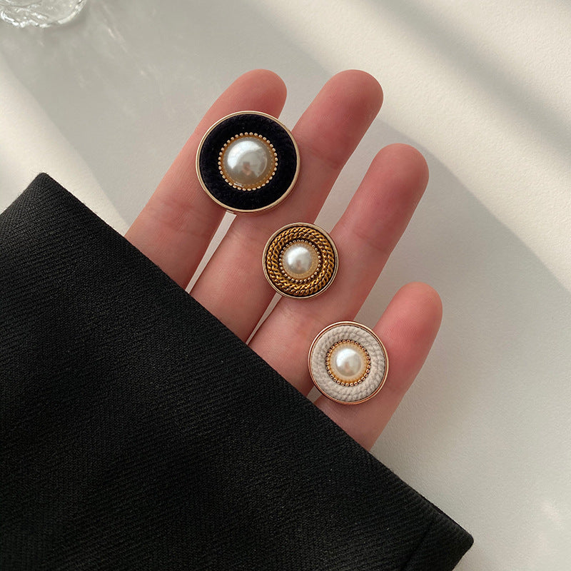 Flocking Buttons Original Design Metal flocking Pearl Button – ONEHMDA
