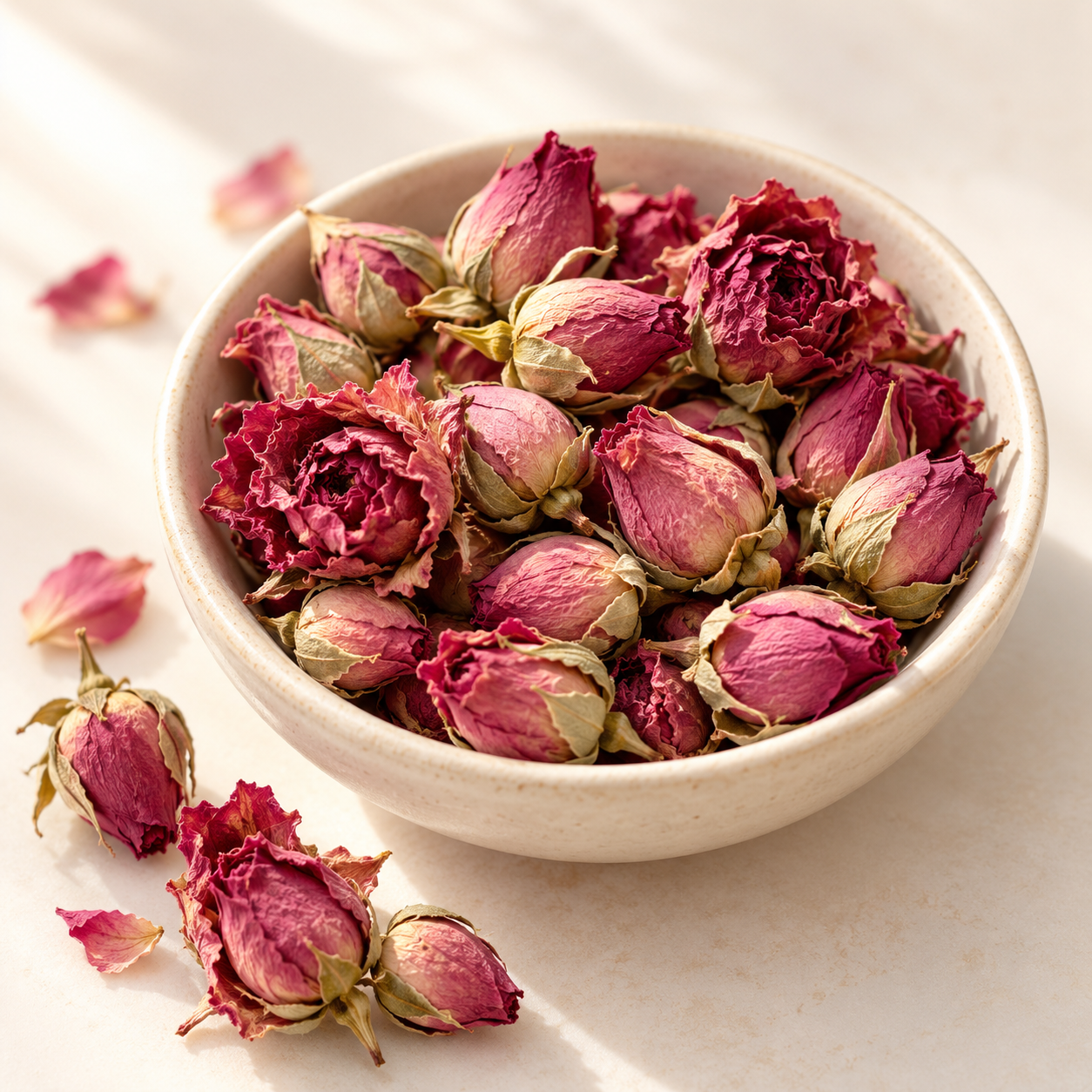 Dried Rose Flowers / Buds — ingredient illustration