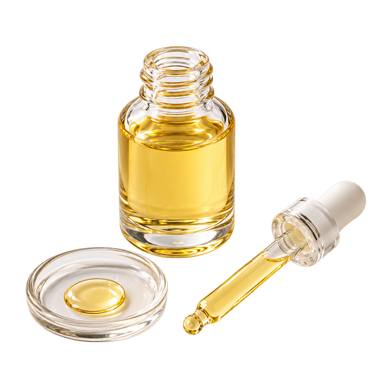 Illustrative view of rose essential oil