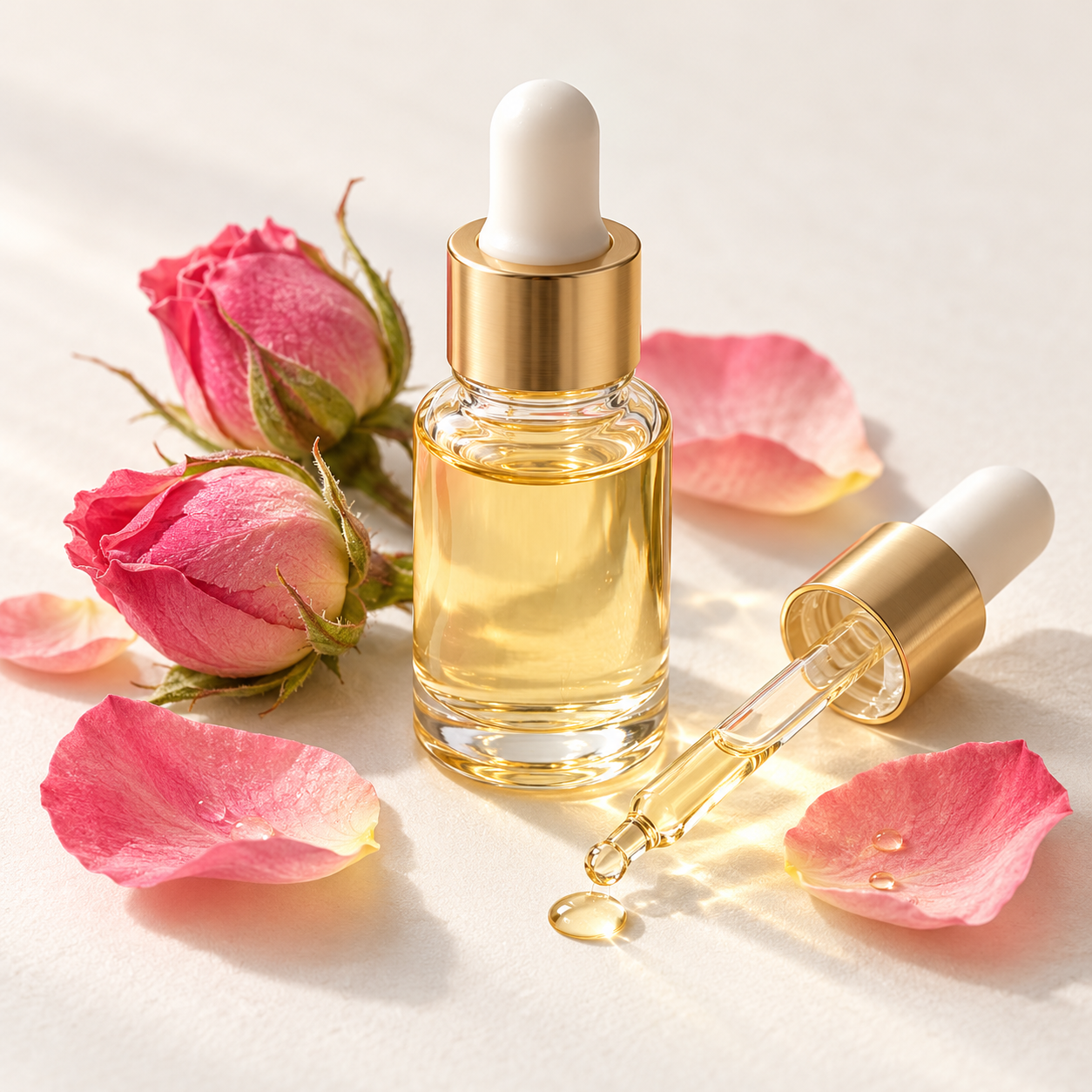 Rose Essential Oil — ingredient illustration